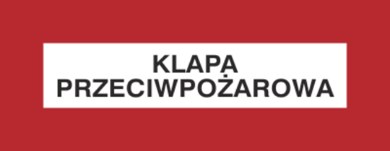 Klapa przeciwpożarowa