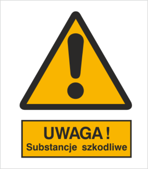 Ostrzeżenie przed substancjami szkodliwymi