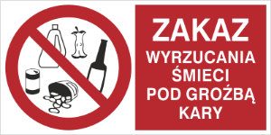 Obrazek dla kategorii Zakaz wrzucania śmieci pod groźbą kary (857-06)
