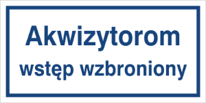 Obrazek dla kategorii Akwizytorom wstęp wzbroniony (864)