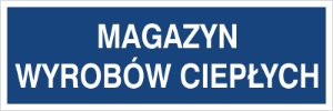 Obrazek dla kategorii Magazyn wyrobów ciepłych (801-146)