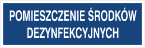 Obrazek dla kategorii Pomieszczenie środków dezynfekcyjnych (801-154)