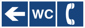 Obrazek dla kategorii WC, telefon (kierunek w lewo) (865-02)