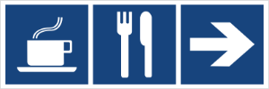 Obrazek dla kategorii Restauracja, kawiarnia (kierunek w prawo) (865-30)