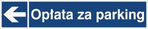 Obrazek dla kategorii Opłata za parking (kierunek w lewo)(865-39)