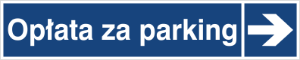 Obrazek dla kategorii Opłata za parking (kierunek w prawo)(865-40)