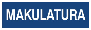 Obrazek dla kategorii Makulatura (801-95)