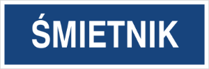 Obrazek dla kategorii Znak Śmietnik (801-96)