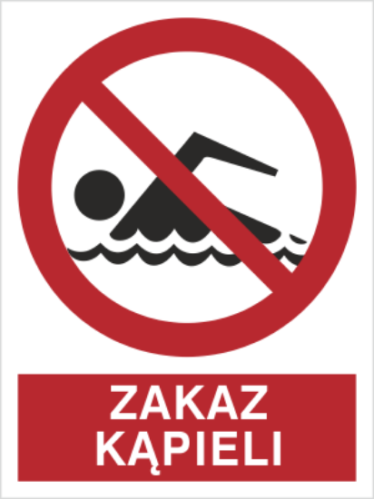 Zakaz kąpieli