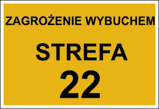Zagrożenie wybuchem strefa 22