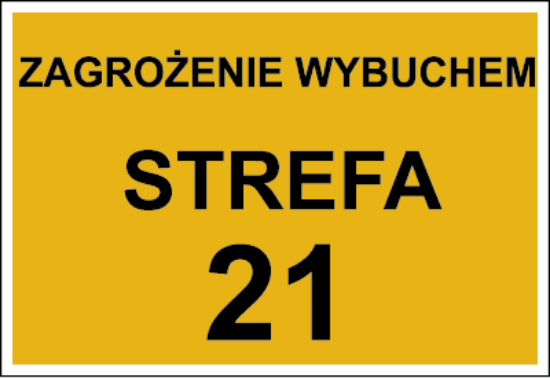 Zagrożenie wybuchem strefa 21