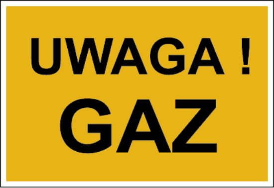 Uwaga! Gaz