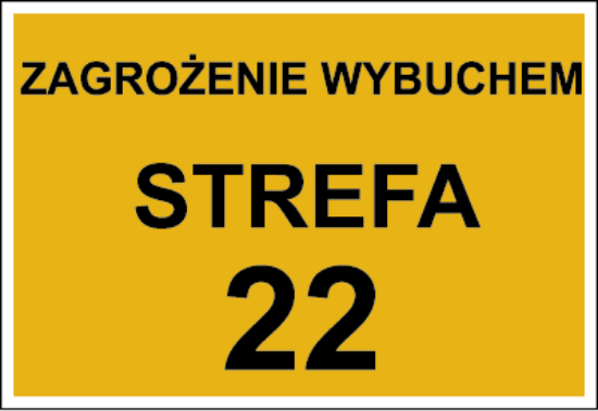 Zagrożenie wybuchem strefa 22
