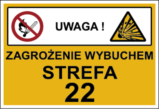 Zagrożenie wybuchem. Strefa 22