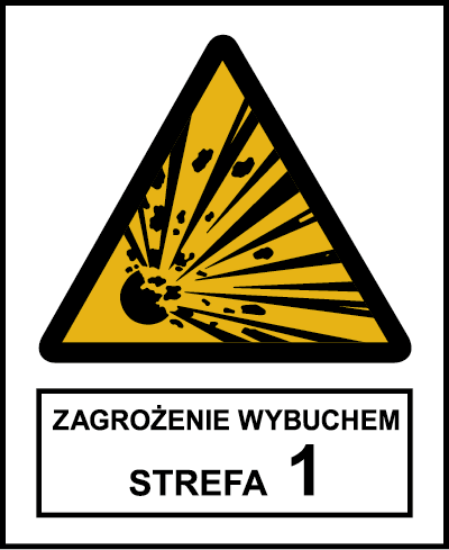 1 strefa zagrożenia wybuchem