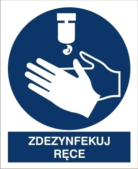 Obrazek Zdezynfekuj ręce (411-02)