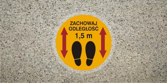 Obrazek Zachowaj odległość 1,5m