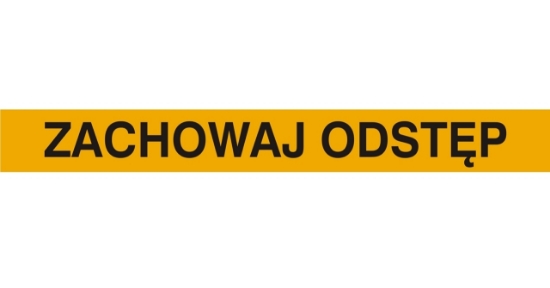 Obrazek Zachowaj odstęp z laminatem 