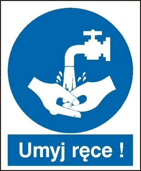 Nakaz umycia rąk