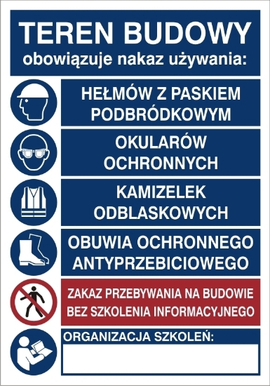 Obrazek Obowiązuje nakaz używania; szkolenia (319-307)