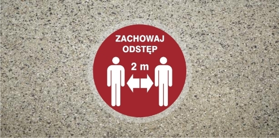 Obrazek Zachowaj odstęp 2 m