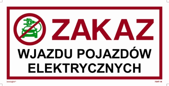 Zakaz wjazdu pojazdów elektrycznych