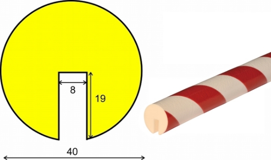 Obrazek Knuffi typ B 5000 mm na wcisk