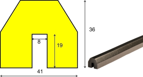 Obrazek Knuffi typ BB 5000 mm na wcisk