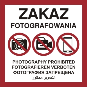 Obrazek dla kategorii Zakaz fotografowania (857-55)