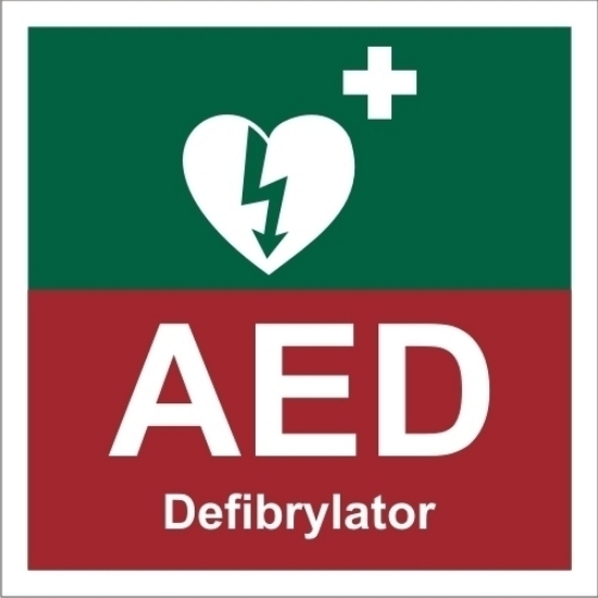Obrazek Znak defibrylator AED (508-01)