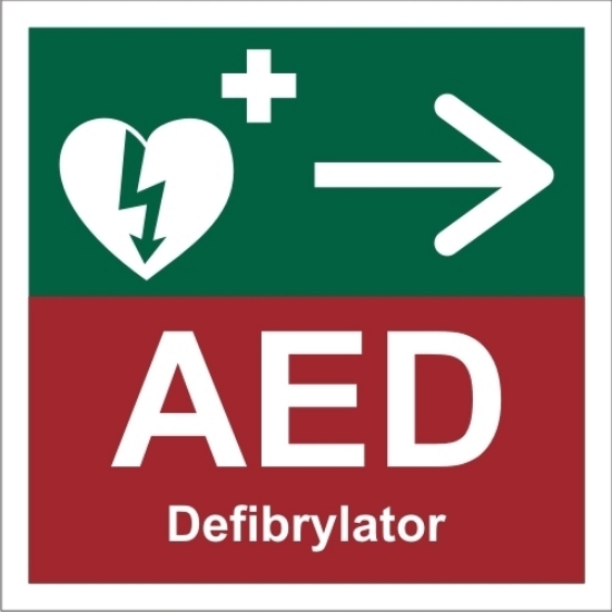 Obrazek Znak defibrylator AED (508-02)