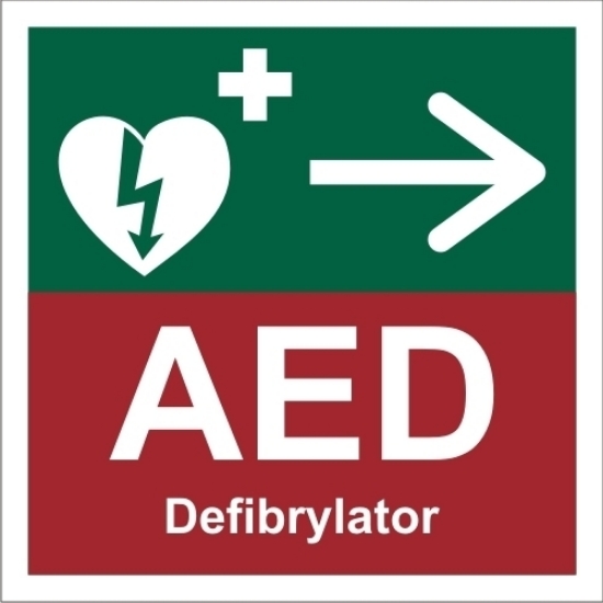 Obrazek Znak defibrylator AED (508-02)