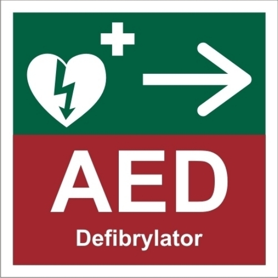 Obrazek Znak defibrylator AED (508-02)
