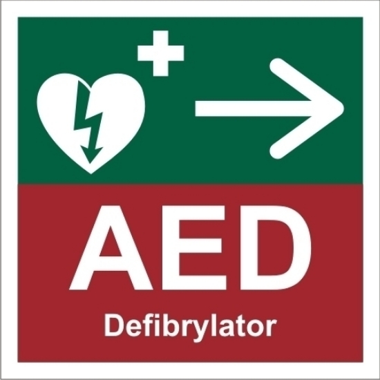 Obrazek Znak defibrylator AED (508-02)