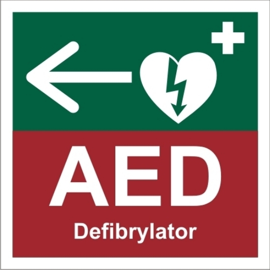 Obrazek Znak defibrylator AED (508-03)