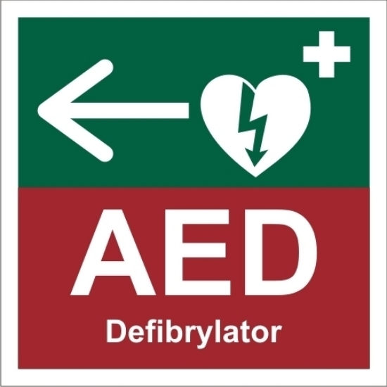 Obrazek Znak defibrylator AED (508-03)
