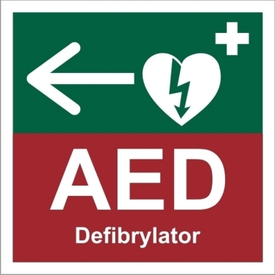 Obrazek Znak defibrylator AED (508-03)