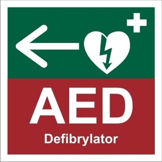 Obrazek Znak defibrylator AED (508-03)
