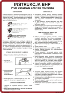 Obrazek dla kategorii (422-208) Instrukcja BHP przy obsłudze gaśnicy pianowej