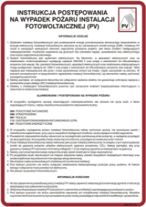 Obrazek dla kategorii (222-23) Instrukcja postępowania na wypadek pożaru instalacji fotowoltaicznej (PV)