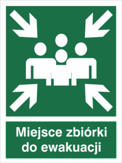 Obrazek Miejsce zbiórki do ewakuacji (8120XW)