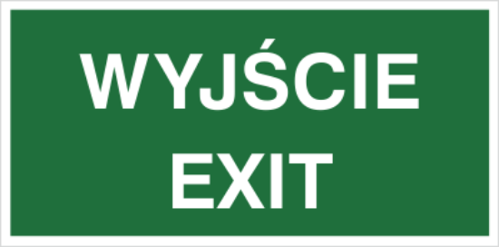 Obrazek Wyjście exit (9816D-05)