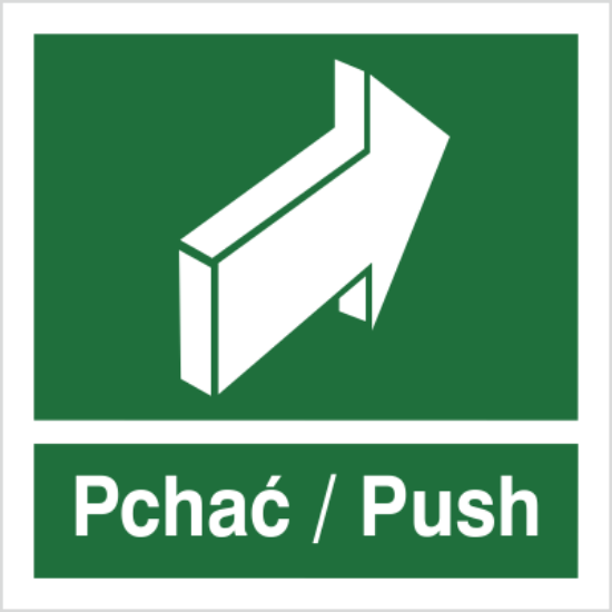 Obrazek Pchać/Push (9817C-03)