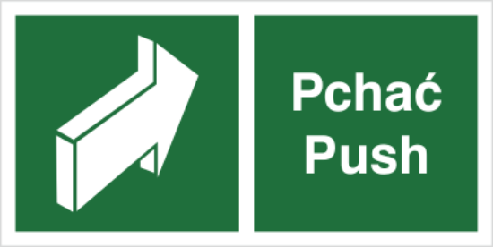Obrazek Pchać/Push (9817P-06)