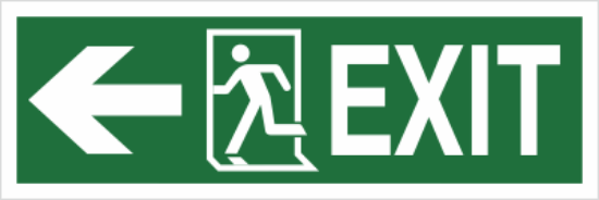 Obrazek Exit, w lewo (5987B-01)