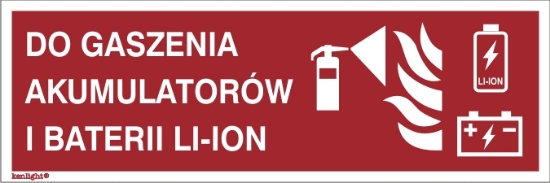 Obrazek Do gaszenia akumulatorów i baterii Li-ion (1202B-11)