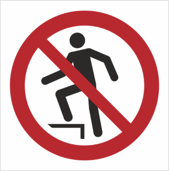 Obrazek Zakaz chodzenia po powierzchni (8P19K)