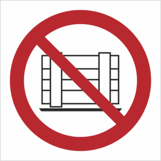 Obrazek Nie zastawiać (9P23BH)