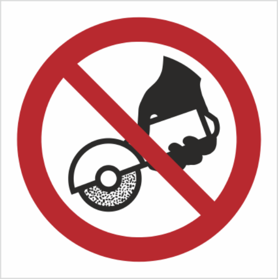 Obrazek Zakaz używania szlifierek ręcznych (8P34K)