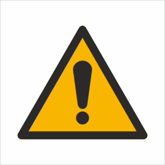 Obrazek Ogólny znak ostrzegawczy (8W01BH)